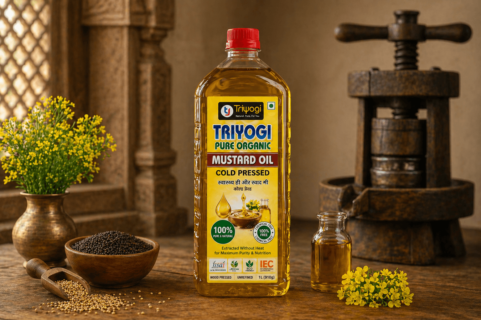 Cold-Pressed Mustard Oil